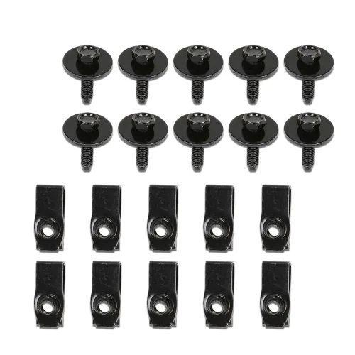 Vista 12 de CNNELL Tornillos de tapa para portón trasero, color negro, 4 unidades, compatibles con F150 2008-2014, excluyendo Flareside/Fit 2005-2015 Ford F250