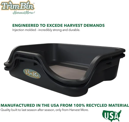 Vista 4 de Harvest More Kit completo de cubo con tijeras para fregador, color negro