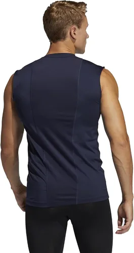 Vista 3 de adidas Camiseta sin mangas Techfit para hombre