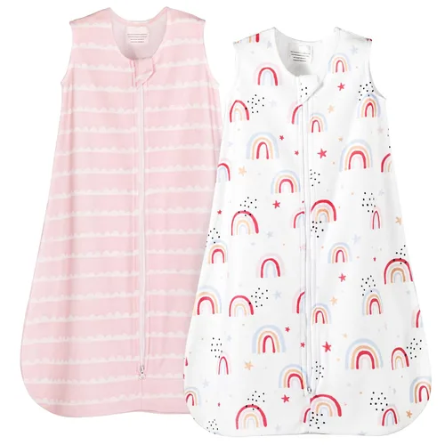 Vista 8 de PHF Saco de dormir cálido de microforro polar para bebé de 0 a 6 meses, manta suave para bebé, sacos de dormir con cremallera de 2 vías, paquete