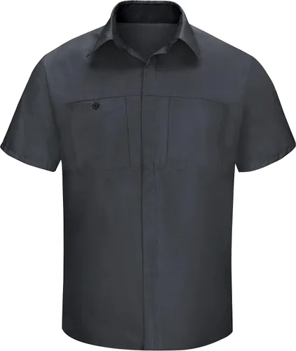 Vista 6 de Red Kap Men's Short Sleeve Performance Plus Shop Shirt with Oilblok Technology