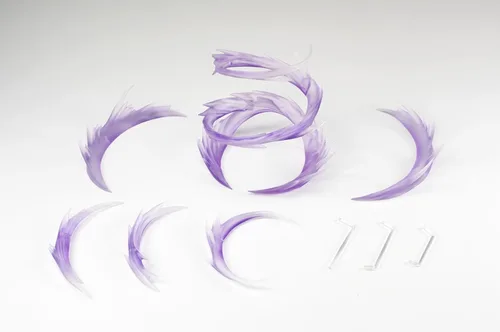 Vista 7 de Bandai Tamashii Nations Tamashii Effect Parts Wind Figura de acción (versión violeta)