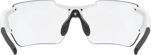 Vista 4 de UVex - Lentes de sol deportivos fotocromáticos para ciclismo correr con protección UV para mujeres y hombres estilo deportivo 803 Race V blancoazul