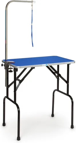Vista 6 de Master Equipment Mesa de aseo con brazo de aseo de 36 pulgadas, 30 x 18 pulgadas, morado