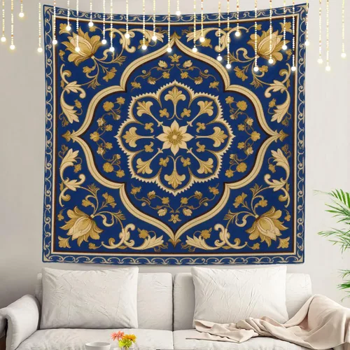 Vista 72 de Shrahala Circles Tapestry, Abstract Art With Various Circles Wall Hanging Hd Print Polyester Backdrop For Dorm Room Bedroom 30 X 40 In