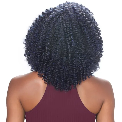 Vista 2 de Royal Zury V8.9.10 - Trenzas de crochet, ondas al agua (pelo sintético, 1 unidad), 2 Marrón oscuro 2
