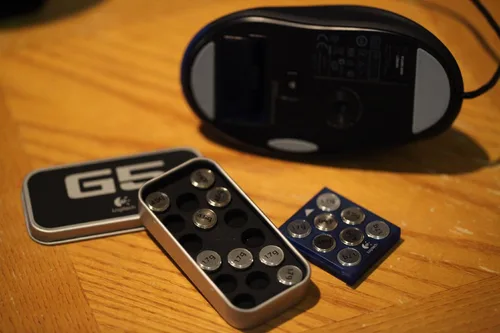 Vista 3 de Logitech G Ratón láser para juegos 5 USB con cartucho de peso ajustable