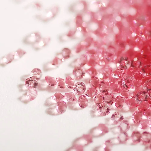 Vista 19 de 5000 cuentas de diamantes de imitación de cristal de diamante ultra mini de 0.044 pulgadas con parte trasera plana, cristales iridiscentes, brillo