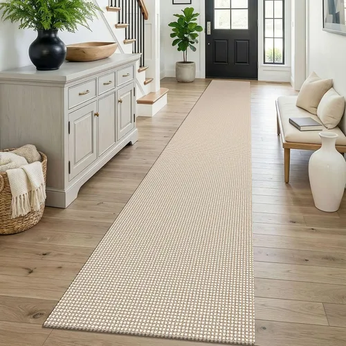 Vista 185 de KOZYFLY - Tapete para puerta de interior, lavable, pequeña, antideslizante, con respaldo de goma, felpudo de algodón para el hogar, color negro
