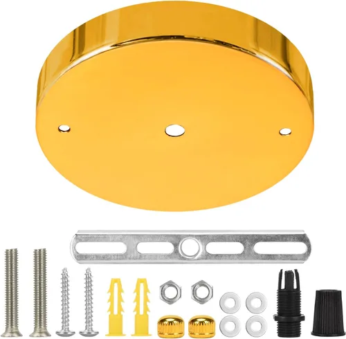 Vista 13 de Sangle Sopffy - Kit de toldo de luz colgante, kit de toldo de iluminación de techo de 5 1/8 pulgadas con todos los accesorios de montaje, cubierta