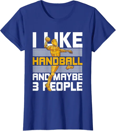 Vista 9 de Divertido jugador de balonmano atleta regalo balonmano camiseta Negro