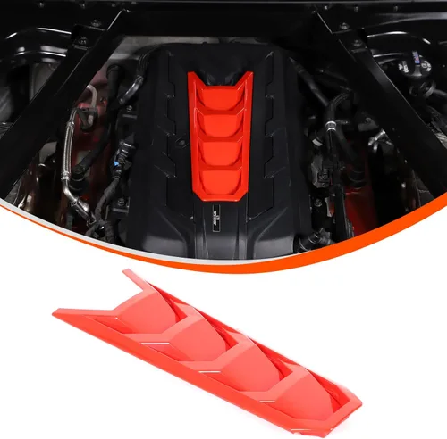 Vista 10 de TOYCIDFG Cubierta de panel de bahía de motor compatible con Chevrolet C8 Corvette Stingray Z06 2020-2025 accesorios de decoración de bahía de motor