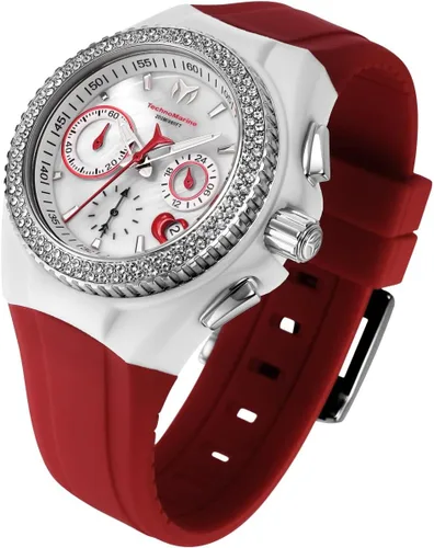 Vista 5 de Technomarine Reloj casual de cuarzo para mujer Cruise de acero inoxidable y cuero
