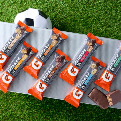 Vista 6 de Gatorade - Barras de recuperación de proteína de suero de leche, 12 unidades, sabor malvavisco (paquete de 1)