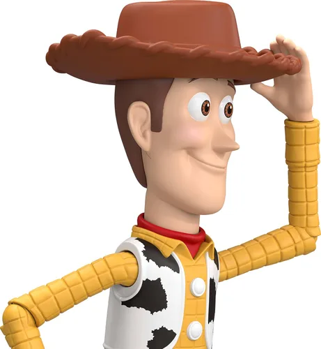 Vista 3 de Mattel Figuras de acción de Toy Story de Disney y Pixar de 7 pulgadas, personajes clave de escala de juego, 8 articulaciones más posables con diseño