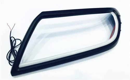 Vista 3 de Reemplazo de la cubierta del faro delantero LED para Nissan Navara Frontier NP300 2015-2017