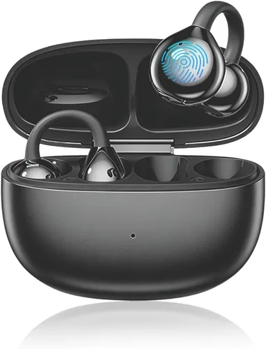 Vista 8 de Auriculares abiertos con clip para la oreja, auriculares inalámbricos Bluetooth 5.4 Los auriculares sobre la oreja con micrófono integrado