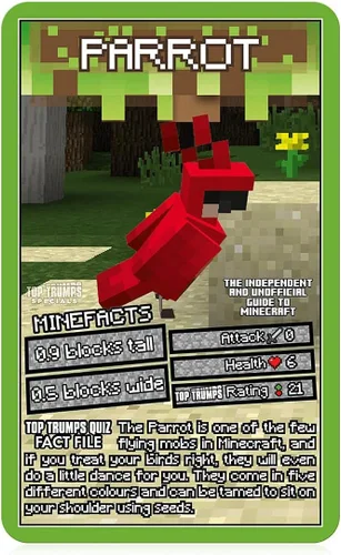 Vista 4 de Top Trumps Juego de cartas The Independent & Unofficial Guide to Minecraft - Juegos de aprendizaje familiar para niños y adultos para más de 2