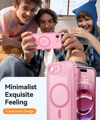 Vista 68 de CANSHN Funda magnética compatible con iPhone Air (6.5 pulgadas), mejorada [protección completa de la cámara] [compatible con Magsafe]