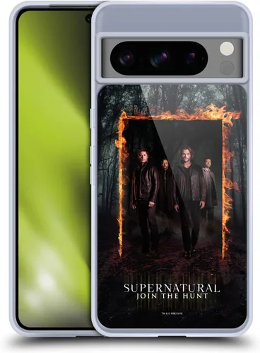 Vista 95 de Head Case Designs Supernatural Sam, Dean & Castiel Key Art - Funda de gel con licencia oficial [protección de grado militar] compatible con Google