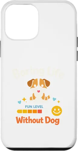 Vista 16 de Boring Life Without Dog Funny for Man Woman Kids Case for iPhone 16