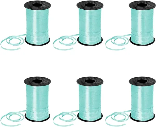 Vista 26 de PMU Tira de cinta rizadora negra de 500 yardas x 3/16 pulgadas para envolver regalos, decoración de cumpleaños, celebraciones, fiestas, accesorios