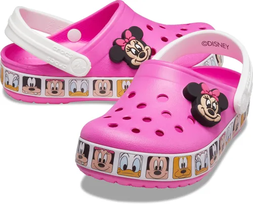 Vista 6 de Crocs Zuecos de Disney para niños Zapatos de Mickey Mouse y Minnie Mouse
