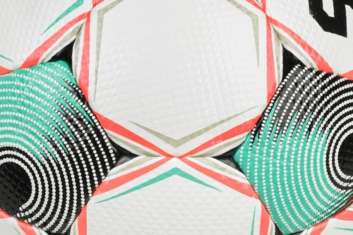 Vista 3 de SELECT Balón de fútbol número 10 Blanco/Verde Azulado/Coral V25 - 1 Bola