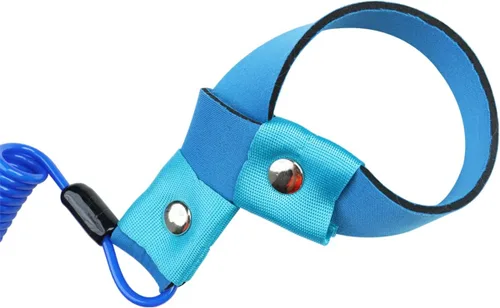 Vista 8 de Cordón de Interruptor de Parada de Emergencia para Barco Adecuado para Yamaha Jet Ski Waverunner, Ajuste Universal, Azul, Paquete de 1, Tirador