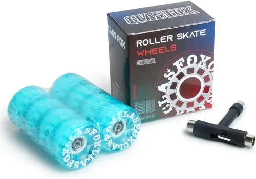 Vista 7 de 78A interior o al aire libre 2.559x1.378 in Quad ruedas de patines con rodamientos ABEC-9 8 PC