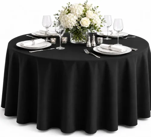 Vista 36 de AK TRADING CO. Mantel rectangular de poliéster de 60 x 102 pulgadas, fabricado en Estados Unidos, resistente a las arrugas, ignífugo, duradero