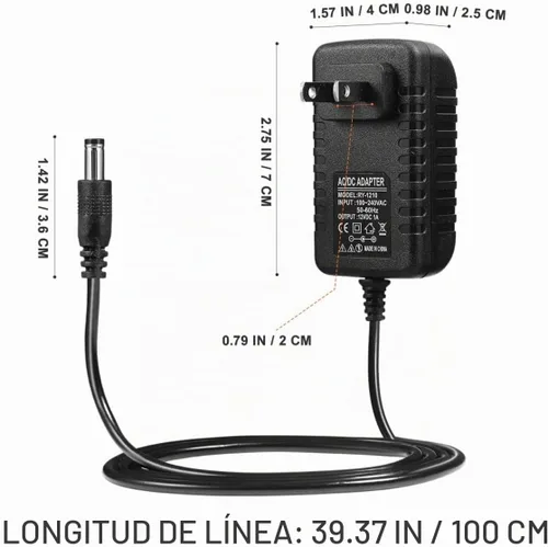 Vista 2 de UEETEK Adaptador de corriente LED AC110-240V DC12V 1A convertidor de fuente de alimentación conmutada para acuario tanque de peces luz