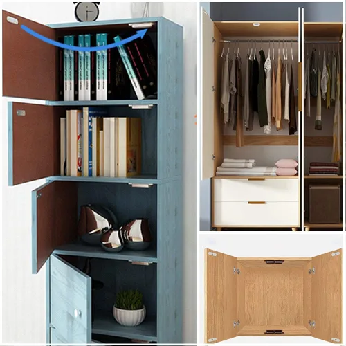 Vista 7 de Paquete de 12 imanes magnéticos para puerta, para cocina, baño, armario, armario, armario, puerta, cajón, 15 libras, tornillos incluidos (negro)