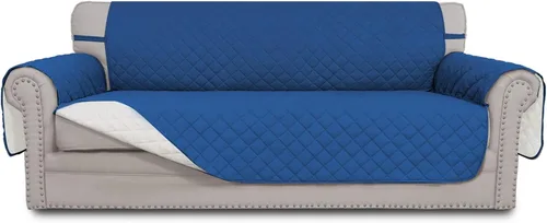 Vista 63 de Easy-Going - Funda reversible para sofá, resistente al agua, con varillas de espuma y correas elásticas, protector de muebles para mascotas y perros