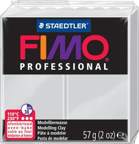 Vista 3 de Staedtler Fimo Professional - Arcilla de modelado endurecida para horno, 57G, color negro
