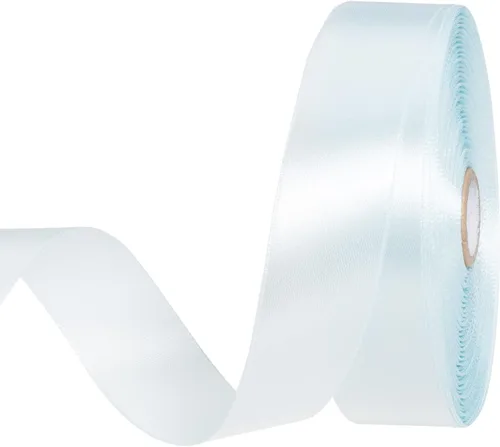 Vista 81 de YASEO - Cinta de satén sólido verde manzana de 1 pulgada para envolver regalos, 50 yardas Soft, Satiny, Colorfast, Polyester Fabric, Ease of Use