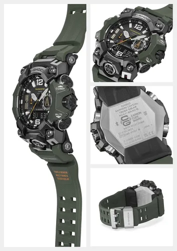 Vista 5 de Casio G-Shock GWG-B1000-3AJF Maestro de la Serie G MUDMASTER Modelo insignia Triple Sensor Japón Importación Nuevo, Reloj