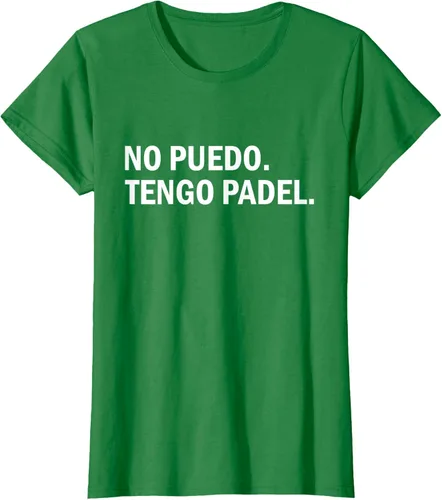 Vista 45 de Camiseta de jugador divertido No Puedo Tengo Padel Hobby