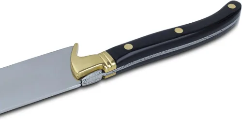 Vista 4 de Resafy Sable de champán con caja de madera - Abreespada de cuchillo de champán para regalo de boda de fiesta