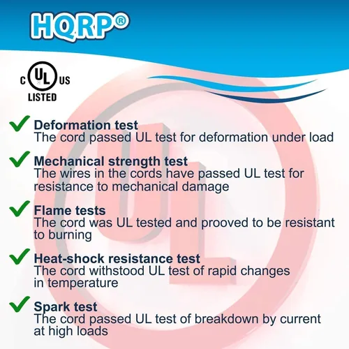 Vista 7 de HQRP Cable de alimentación de CA compatible con el limpiador de alfombras Hoover SteamVac F5915900 F5915905 F5917900 F5918900 FH50045 Aspiradora