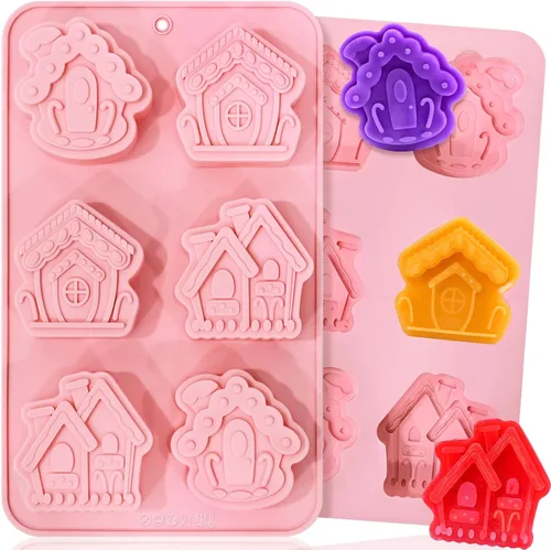 Vista 21 de Bee - Moldes de silicona para jabón, paquete de 2 moldes rectangulares de Jabón de panal de abeja