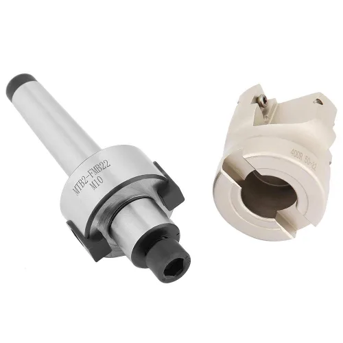 Vista 4 de Fresa de extremo de espuma, Mt2-Fmb22 Soporte para fresado facial con fresado CNC 400R50-22 Llave T15 10 piezas de carburo Apmt1604 para fresado CNC