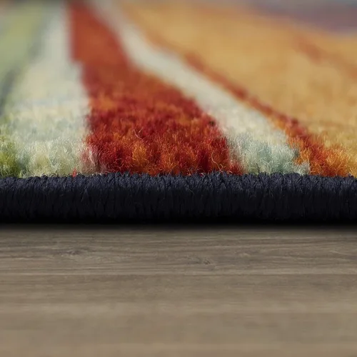 Vista 4 de Tapete impreso estilo arcoíris Mohawk Home colección New Wave, Nylon, Multicolor