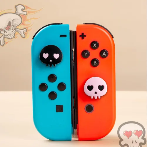 Vista 60 de PERFECTSIGHT Juego de 4 fundas para palanca de mando para Switch Lite/OLED, para Nintendo Switch, para Switch Lite/OLED, cubierta de botón analógica