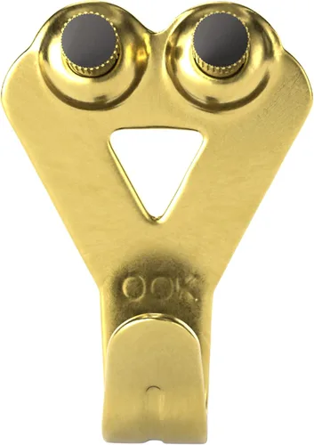 Vista 12 de OOK 533050 Colgadores Profesionales para Cuadros, Colgadores de Arte, Acolchados, Latón, Ganchos Reutilizables para Cuadros, 100 lb (1 Juego), Negro