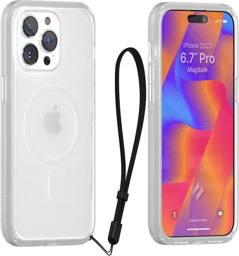 Vista 13 de Catalyst Influence - Funda para iPhone 15 Pro, protección de grado militar para iPhone 15 Pro con Magsafe, funda compatible con carga inalámbrica