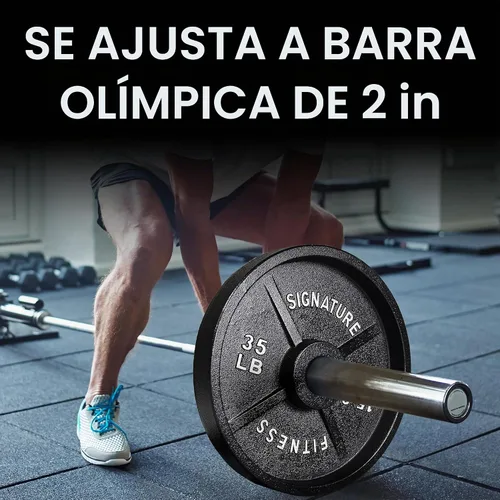 Vista 5 de Fitvids – Discos de pesas olímpicas de hierro fundido de 5 cm con revestimiento electrónico de Deep Dish