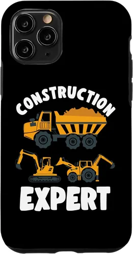 Vista 28 de iPhone 13 Pro Max Truck Construction Expert Excavator Digger para niño pequeño caso