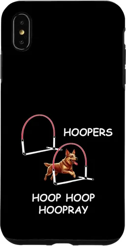 Vista 7 de iPhone 15 Dog Agility Dog Hoopers - Aussie Heeler - Hoop Hoop Hoopray Case
