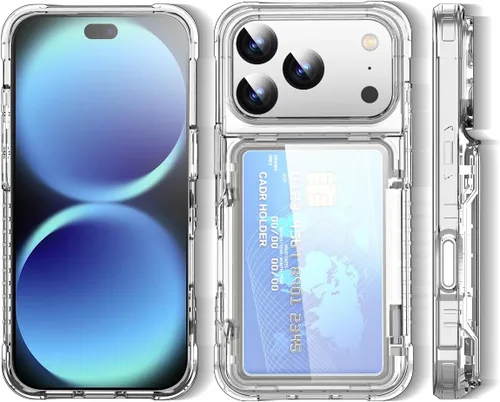 Vista 9 de AICase Funda tipo cartera para iPhone 18 Pro con tarjetero para mujeres